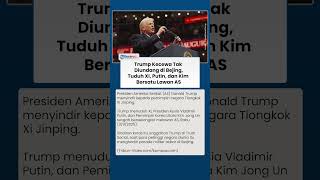 Trump Kecewa Tak Diundang saat Parade Militer, Tuduh Xi-Putin-Kim Jong Un Rancang Serangan ke AS