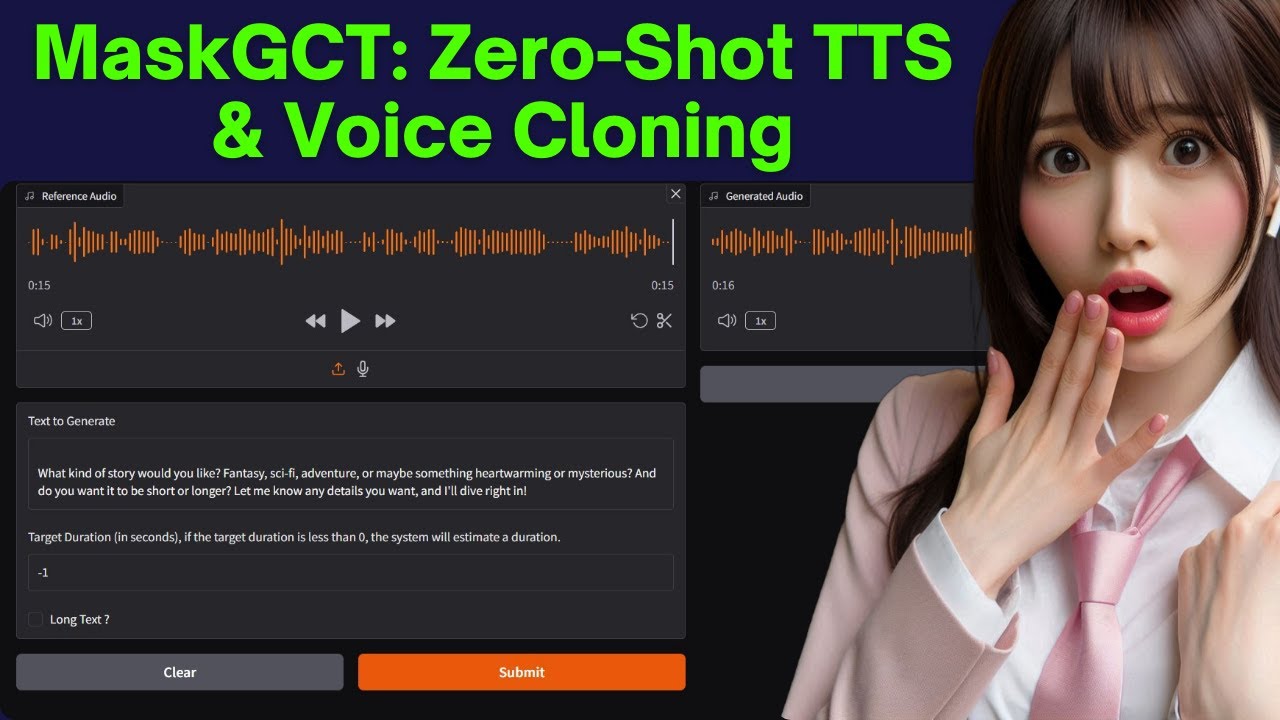 MaskGCT: Zero-Shot TTS  Google Colab Tutorial