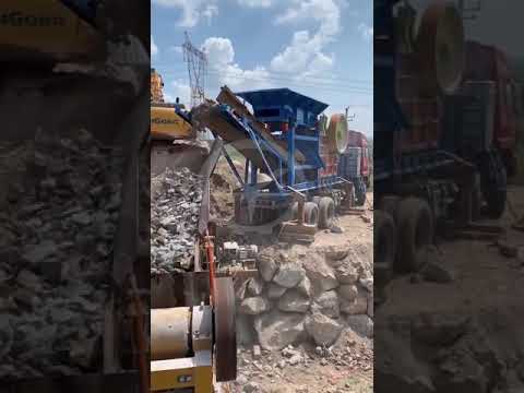 Jingying Machinery--Jaw crusher testing and customer site