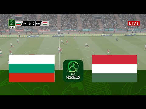 LIVE Europe U19 - Qualification - Bulgaria U19 vs Hungary U19 - Live Score & Commentary Gameplay