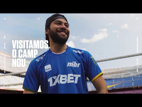 JOGAMOS A FIRE LEAGUE DE DENTRO DO CAMP NOU | VLOG DO #MIBRCSGO NA ESPANHA