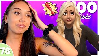 JE NE M'ATTENDAIS PAS À ÇA... *100 baby challenge* EP78 | sims 4