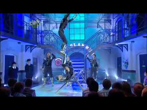 The Valeriy Aleshin Troupe (Aleshin Group) - Human Foot Jugglers: CBBC The Slammer