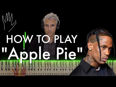 Travis Scott - "Apple Pie" piano tutorial