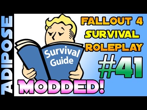 Fallout 4 Survival Roleplay - Modded!! #41 Gangsters, Ghouls and Going Underground