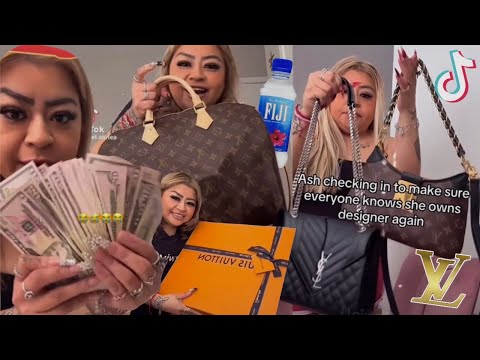 Ash flexing her wealth & showing off her designer items 😘💸