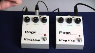 Video thumbnail for Kingsley Page Tube Boost Pedal by Simon Jarrett