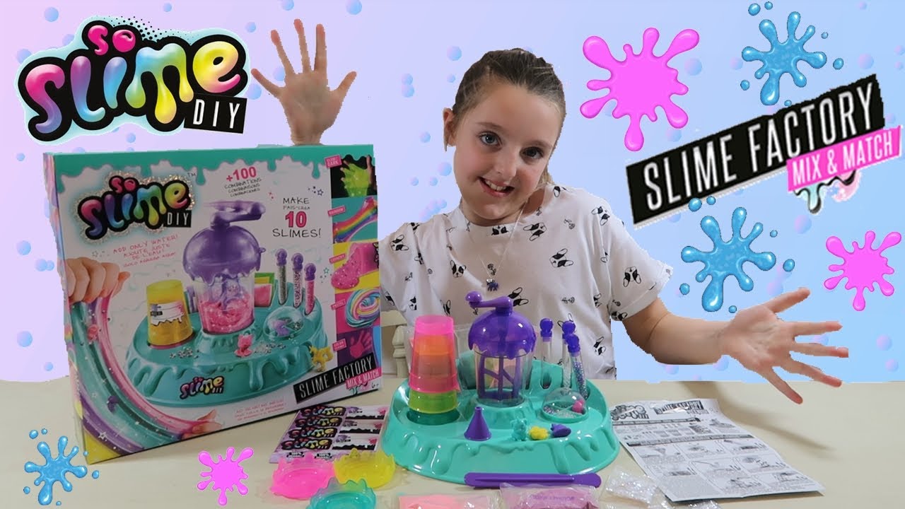 SO SLIME DIY SLIME FACTORY CANAL TOYS