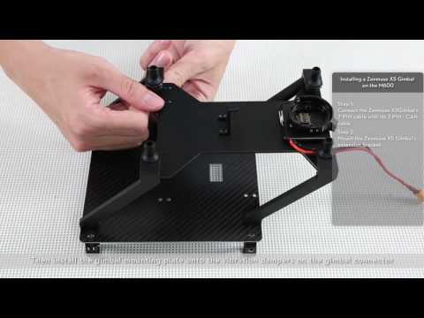 Matrice 600 Tutorials - How to install a Zenmuse X5 Gimbal onto the M600
