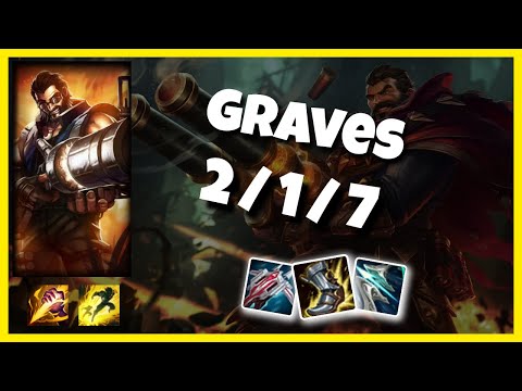 Graves s11 Jungle Challenger Replay (2/1/7) - KOREAN