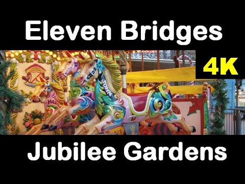 London Walking Jubilee Gardens London Wonderland Carousel Southbank London Part 21 of 25