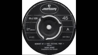 (12a) David Bowie - Memory Of A Free Festival (Part 1)