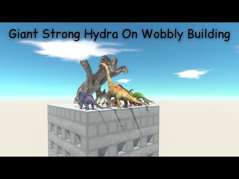 Giant Strong Hydra On Wobbly Building ARBS |Animal Revolt Battle Simulator