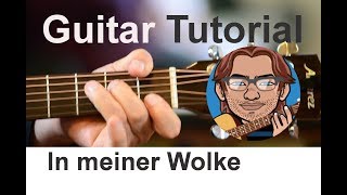 In meiner Wolke RAF Camora Guitar Tutorial