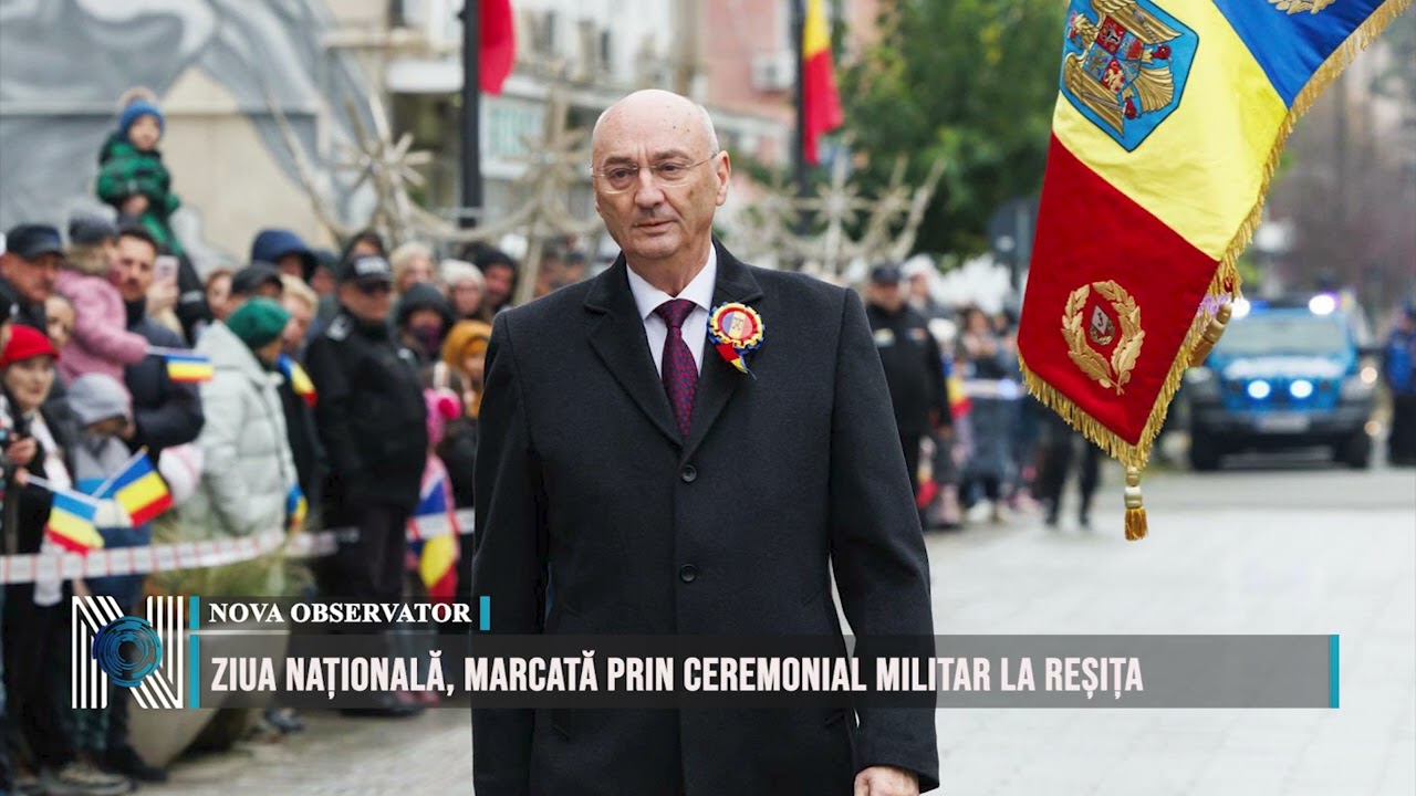 Ziua Națională, marcată prin ceremonial militar la Reșița