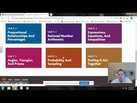 Accessing Open Up Resources Math Curriculum