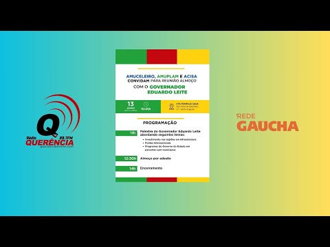 GOVERNADOR EDUARDO LEITE EM SANTO AUGUSTO