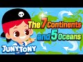 The 7 Continents And 5 Oceans Geography Song For Kids Kindergarten Song JunyTony