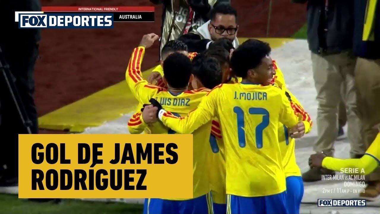 😎🇨🇴 GOL DE JAMES RODRÍGUEZ | Colombia 1-0 Australia | Amistoso Internacional 2025.