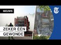 Eerste beelden na gasexplosie flatgebouw Bilthoven