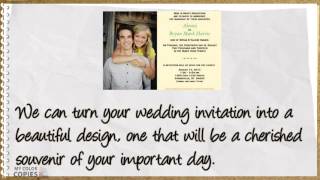 preview picture of video 'Mapleton Wedding Invitations'