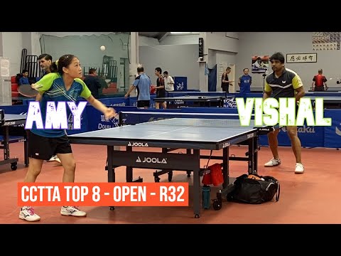 Vishal SURYAVANSHI [1503] vs Amy Zhao [880] - CCTTA Top8 Open - Round of 32 - 30 July 2023