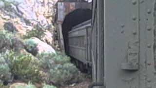 preview picture of video 'RailCamp 2009: Nevada Northern #93 Entering a Tunnel at Ely, NV August 1, 2009'