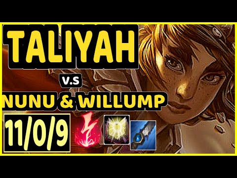 SIRT (TALIYAH) vs NUNU & WILLUMP - 11/0/9 KDA JUNGLE GAMEPLAY - BR Ranked DIAMOND