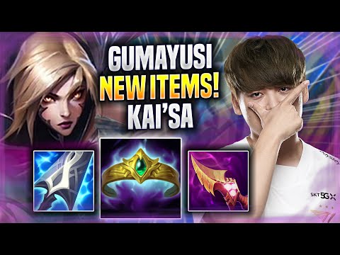 GUMAYUSI DOMINATING KAI'SA WITH NEW ITEMS! - T1 Gumayusi Plays Kai'sa ADC vs Ezreal!
