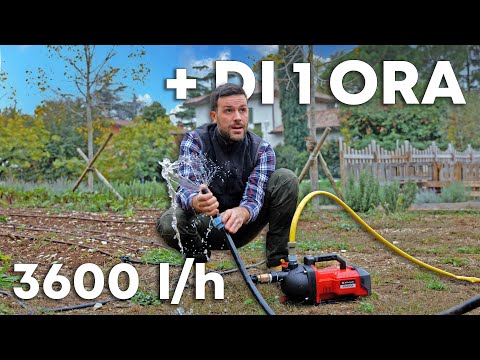 POMPA ELETTRICA ideale per chi COLTIVA L'ORTO