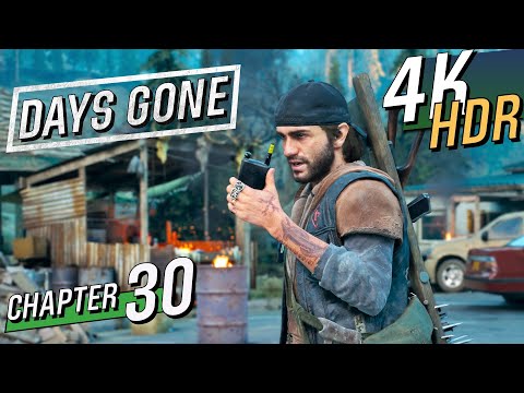 [4K HDR] DAYS GONE - PS4 Pro (Hard / 100% / Exploration) Walkthrough part 30 - Was This A Good Idea?