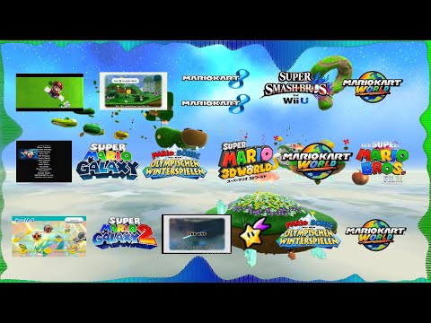 Super Mario Galaxy - Gusty Garden Galaxy - ULTIMATE Mashup (All official Songs)