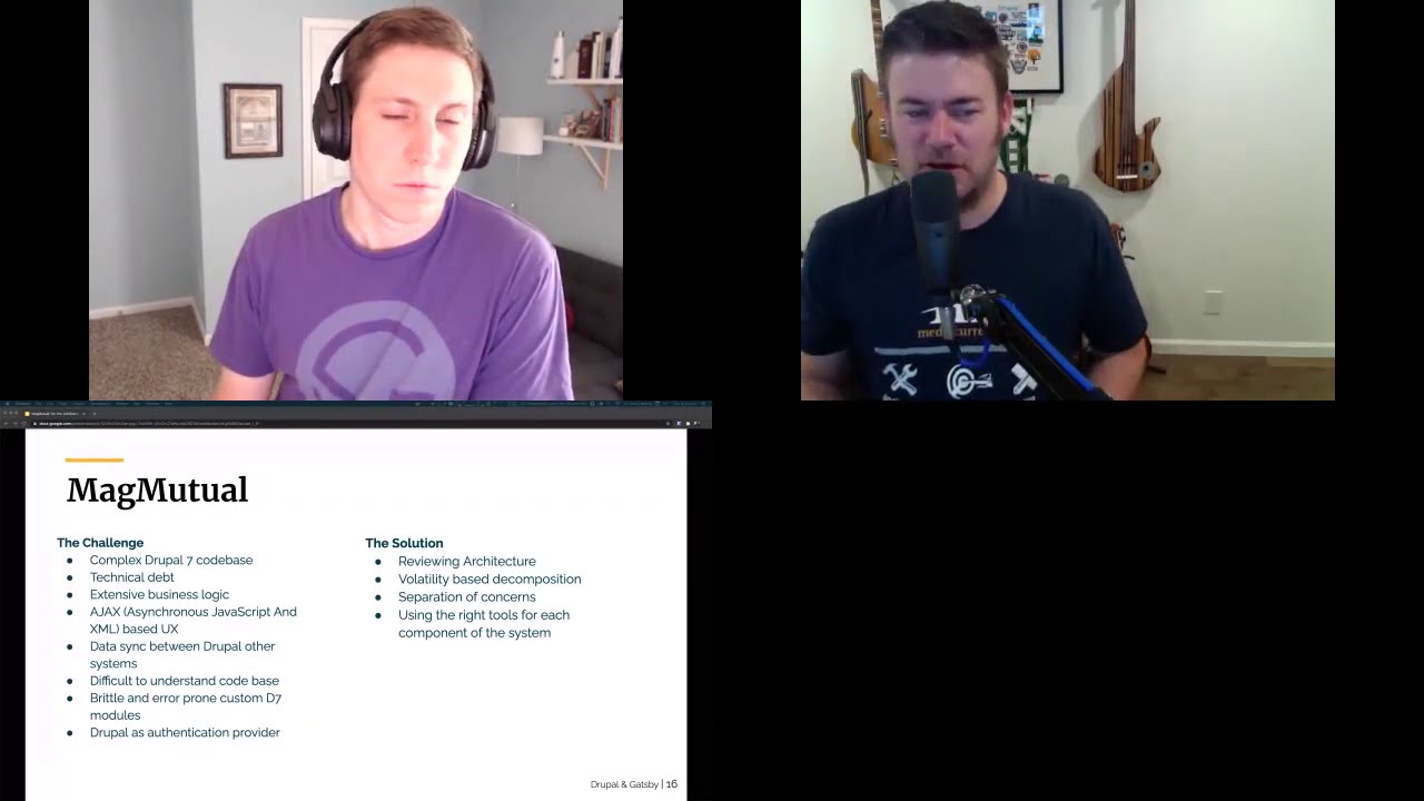 MagMutual.com: On the JAMStack with Gatsby and Drupal 8 / DrupalCon Global 2020