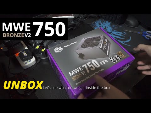 Cooler Master MWE 750 Baltas 230V - V2 maitinimo blokas 750 W 24-pin ATX ATX Juoda video