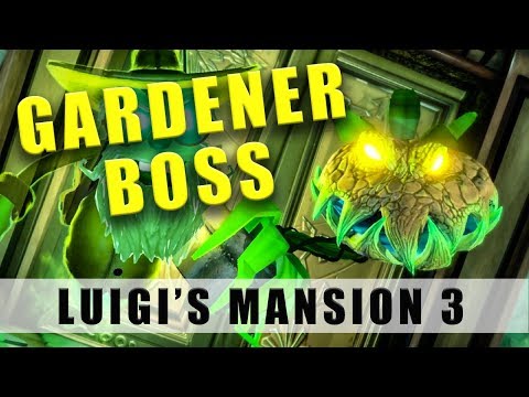 Luigi's Mansion 3 Gardener Ghost boss - How to beat the Floor 7 Plant boss