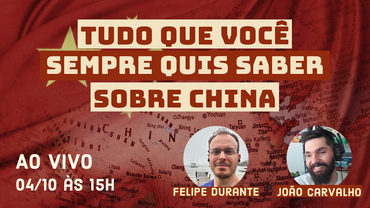 LIVE com @FelipeDurante - TUDO que você SEMPRE quis SABER sobre a CHINA!!! | João Carvalho