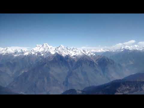 Amazing view of Garhwal Himalayan Mountains from Pangarchulla Peak