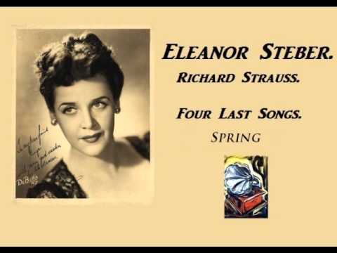 Eleanor Steber. Spring. Richard Strauss.