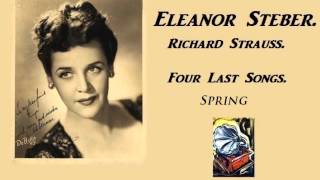 Eleanor Steber. Spring. Richard Strauss.