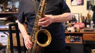 Video thumbnail for 1933 Conn  10M Tenor s/n 265801 #25 by Bob Ackerman