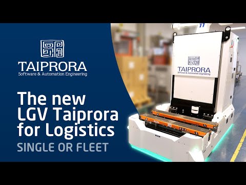 Discover the new Taiprora LGV (Laser Guided Vehicles) for logistics