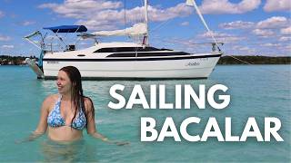 Sailing Bacalar Lagoon 🇲🇽 | Exploring Mexico’s Lake of Seven Colors