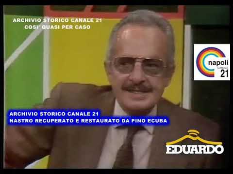 Nino Taranto, ospite della trasmissione televisiva ''Così quasi per caso'', ricorda Totò.