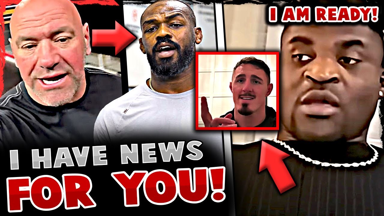 Jon Jones has made an URGENT STATEMENT about the NEXT FIGHT / Francis Ngannou RESPONDS to Jon Jones
