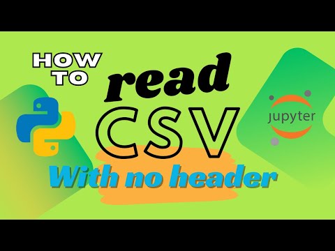 Python Pandas Read Csv Without Header