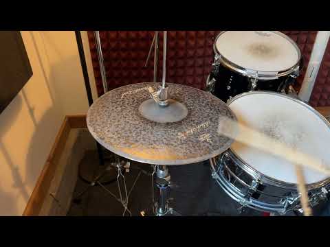 Murat Diril Black Sea 14" Hi Hats T-1028g B-1182g w/ video demo of actual cymbal for sale image 2