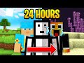We Played Minecraft for 24 Hours STRAIGHT! [FULL MOVIE]