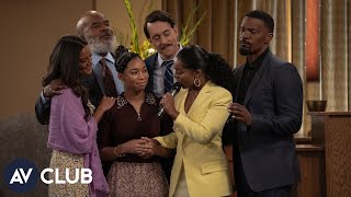 Porscha Coleman and Jonathan Kite on masking up for Dad Stop Embarrassing Me! video