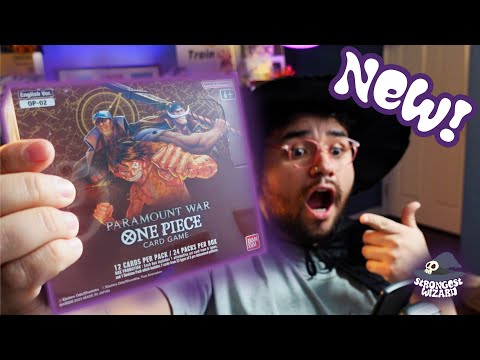 OP02 is HERE! One Piece TCG : Paramount War Unboxing