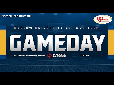 CARLOW UNIVERSITY CELTICS VS. WVU TECH GOLDEN BEARS - MEN'S COLLEGE BASKETBALL